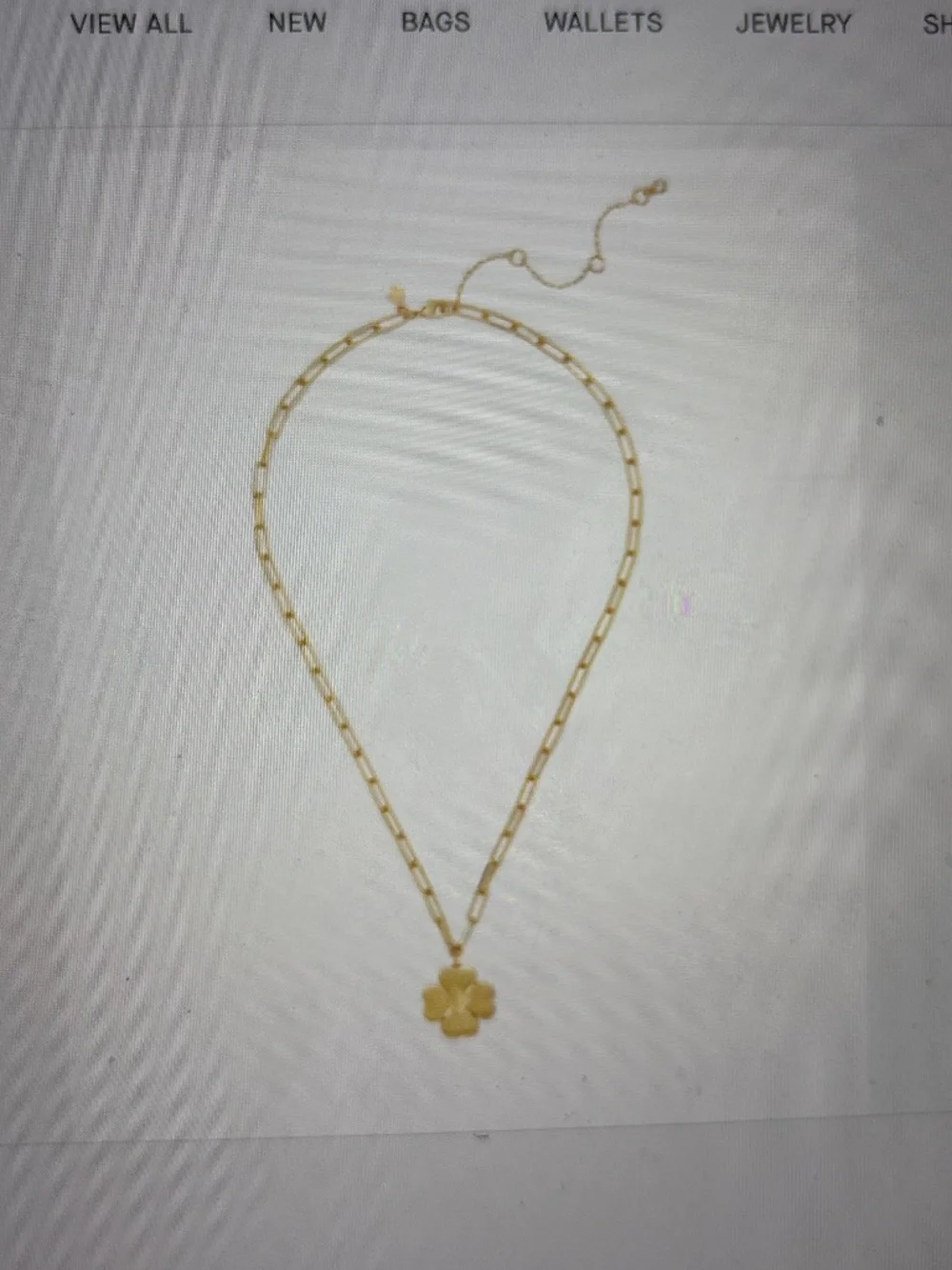 Kate spade- spade flower necklace